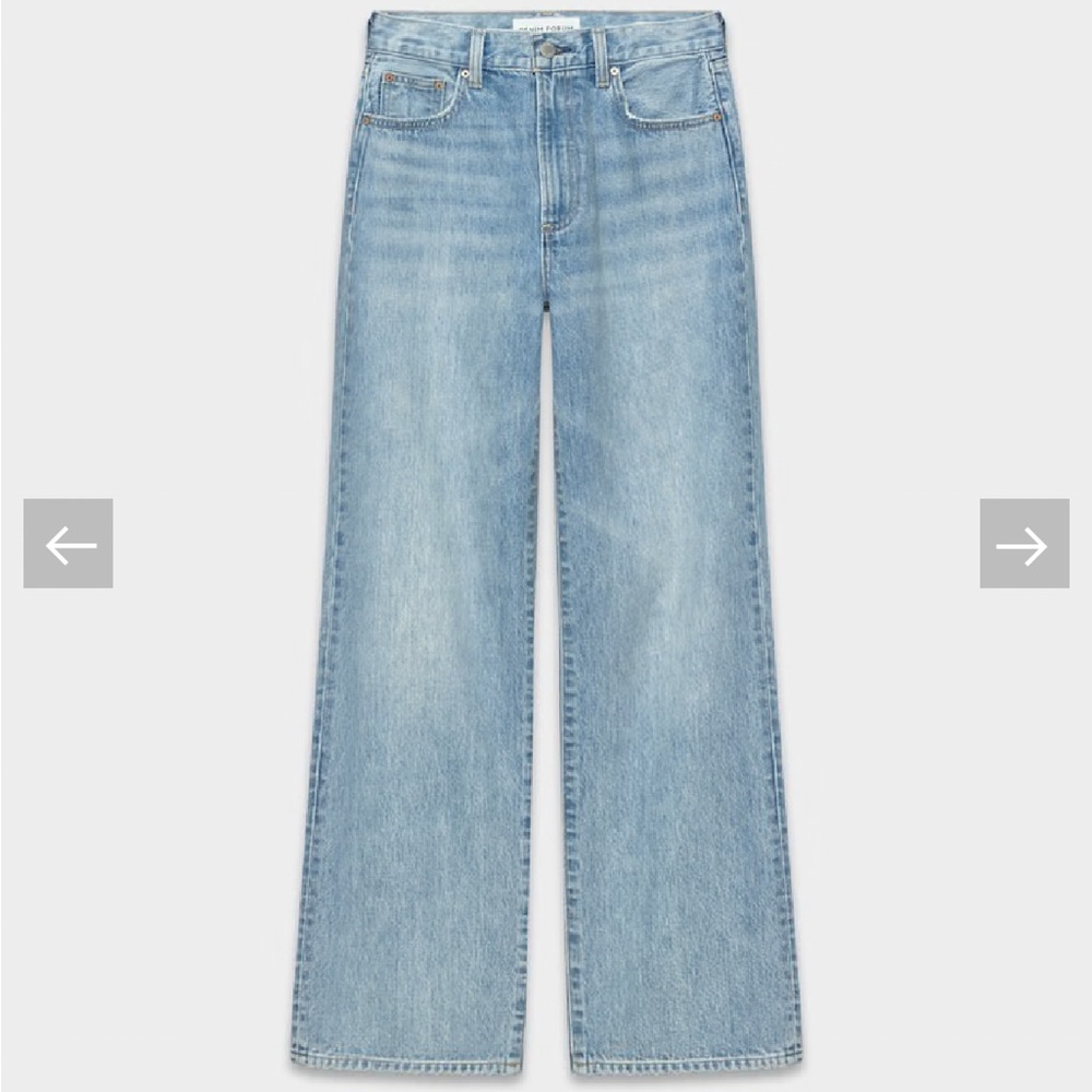 Denim Forum Hi-rise Wide Jean
